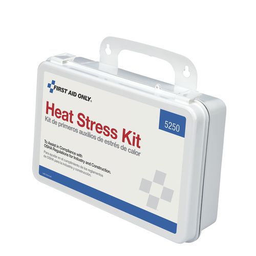 Picture of Unitized OSHA Compliant Heat Stress Kit, 26 Pieces, Plastic case