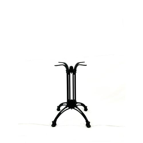 Picture of Solid Wood Tables, Cast Aluminum Base, Square, 36w x 36d x 29.75h, Natural