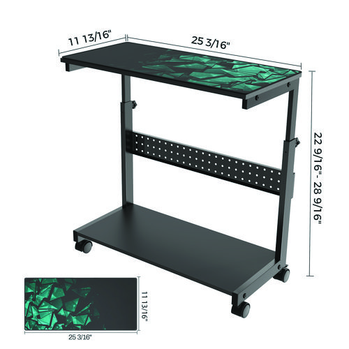 Picture of CPU Holder, Supports 88.2 lbs, 25.19 x 11.81 x 22.56 to 28.56, Black