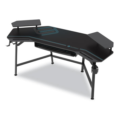 Picture of Aero Gaming Desk, 72.06" x 23.63" x 38", Black
