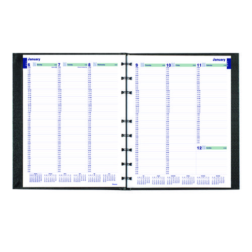 Picture of Plan and Link Weekly Appointment Planner, 9.25" x 7.25", Black Cover, 12-Month (Jan to Dec): 2025