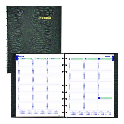 Picture of Plan and Link Weekly Appointment Planner, 9.25" x 7.25", Black Cover, 12-Month (Jan to Dec): 2025