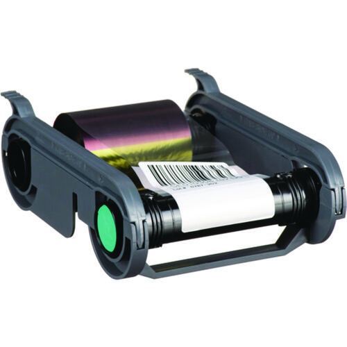 Picture of R5F208A100 YMCKO Color Ribbon, Black/Cyan/Magenta/Yellow