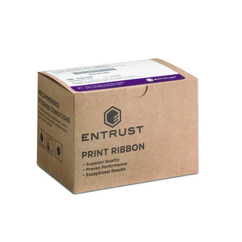 Picture of Entrust Full Color 2-Sided Ribbon Kit, Black/Cyan/Magenta/Yellow/Topcoat Protective Layer