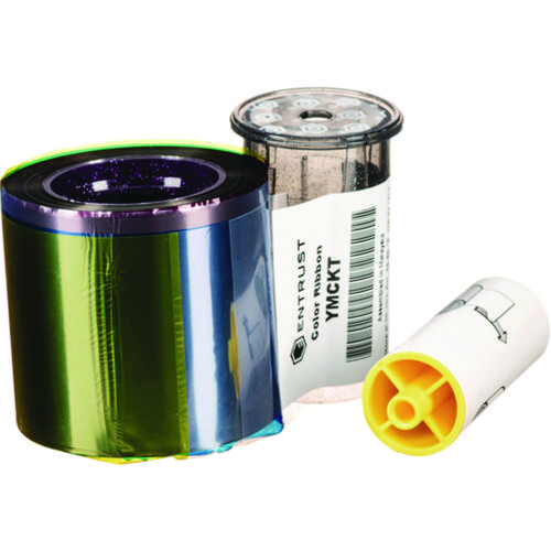 Picture of Entrust Full Color Ribbon Kit, Black/Cyan/Magenta/Yellow/Topcoat Protective Layer