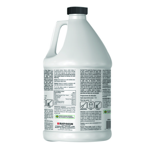 Picture of Concentrated Low Foam Industrial Floor Cleaner, Lemon Scent, 1 gal Bottle, 4/Carton