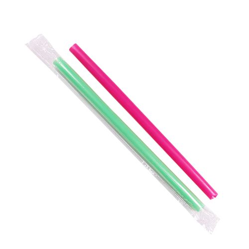 Picture of Boba Straws, 9", Assorted, 1,600/Carton