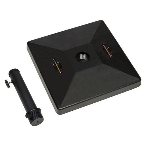 Picture of Umbrella Base, Square, Concrete, 88 lb Capacity, 20 x 20 x 15.75, Black