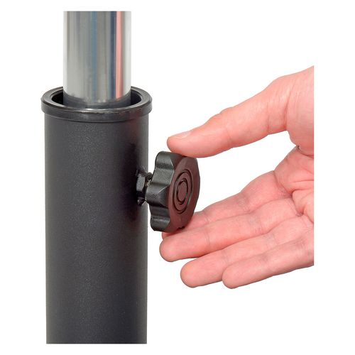 Picture of Umbrella Base, Square, Concrete, 88 lb Capacity, 20 x 20 x 15.75, Black