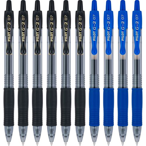 Picture of G2 Premium Gel Pen, Retractable, Fine 0.7 mm, Assorted Ink/Barrel Colors, 10/Pack