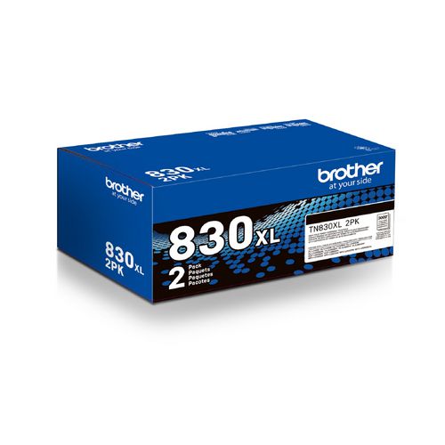 Picture of TN830XL High-Yield Toner, 3,000 Page-Yield, Black, 2/Pack