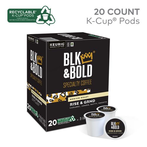 Picture of Rise and GRND K-Cups, 0.41 oz K-Cup, 20/Box