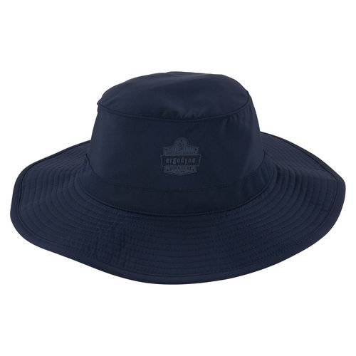 Picture of Chill-Its 8939 Cooling Bucket Hat, Polyester/Spandex, One Size Fits Most, Navy