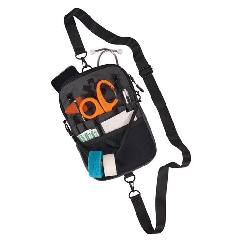 Picture of Arsenal 5717 Convertible Nurse Belt Bag, 10 Compartments, 7 x 10, Nylon, Black