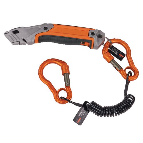 Picture of Squids 3785 Split Ring Tool Attachment, 2 lb Max Working Capacity, 1" dia, Silver, 10/Pack