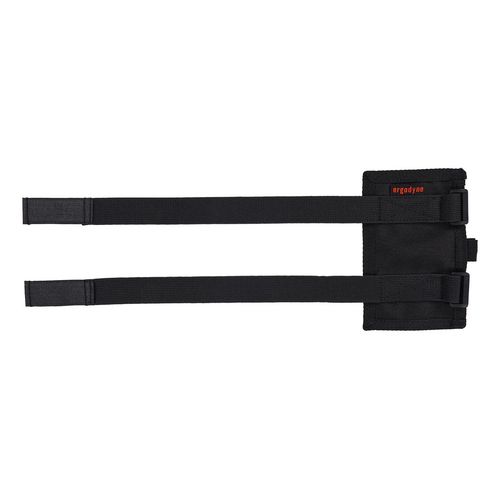 Picture of Squids 3390 Dual Band Arm ID/Badge Holder with Hook-and-Loop Closure, Vertical, Black, 3.75 x 5.75, 2.75 x 4.75 Insert