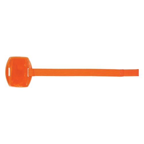Picture of Squids 3386 Arm Band ID/Badge Holder, Vertical, Orange, 3.75 x 4.25 Holder, 2.5 x 4 Insert, 10/Pack