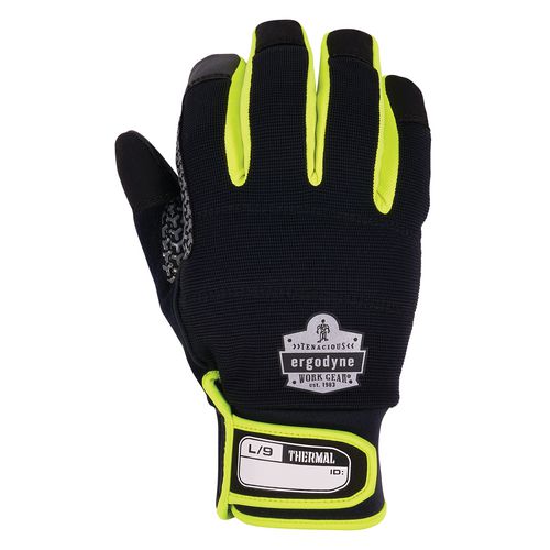 Picture of ProFlex 850 Insulated Freezer Gloves, EN388: 3X22B, 9" Long, Small, Black, Pair