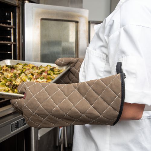 Picture of Bestguard Oven Mitt, 17", WebGuard Plus Fabric, Tan, Pair