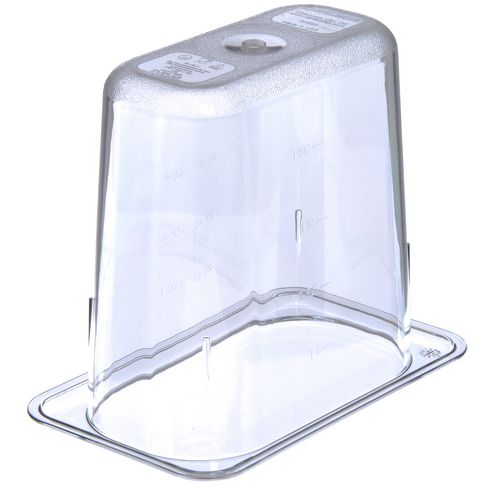 Picture of StorPlus Polycarbonate Food Pan, 1.4 qt, 4.25 x 6.93 x 6, Clear, Plastic