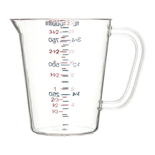 Picture of Commercial Measuring Cup, 1 qt, Clear