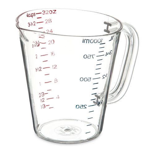 Picture of Commercial Measuring Cup, 1 qt, Clear