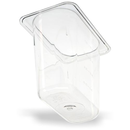 Picture of StorPlus Polycarbonate Food Pan, 1.4 qt, 4.25 x 6.93 x 6, Clear, Plastic