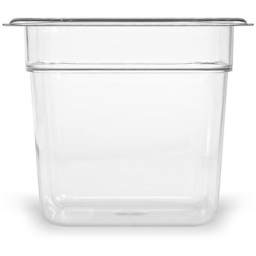 Picture of StorPlus Polycarbonate Food Pan, 2.5 qt, 6.38 x 6.75 x 6, Clear, Plastic