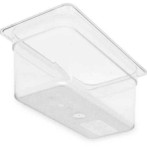 Picture of StorPlus Polycarbonate Food Pan, 5.7 qt, 6.88 x 12.75 x 6, Clear, Plastic