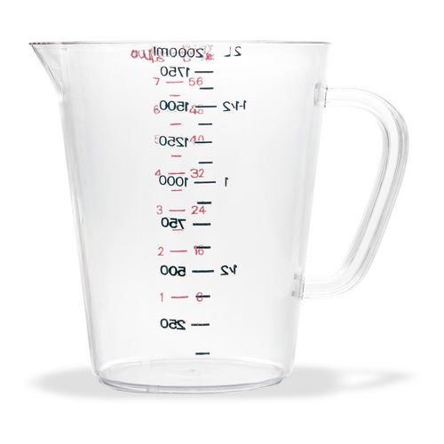 Picture of Commercial Measuring Cup, 0.5 gal, Clear