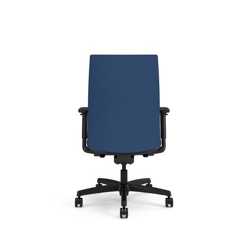 Picture of Ignition 2.0 Vinyl Upholstered Mid-Back Task Chair, Adjustable T-Arms, 17 to 21.5 Seat Height, Elysian Seat/Back, Black Base