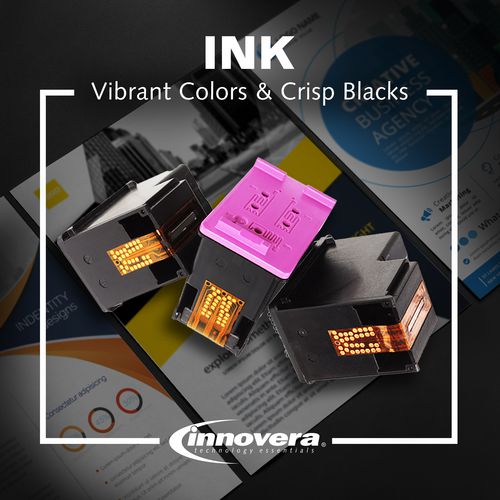 Picture of Remanufactured Black High-Yield Ink, Replacement for 910XL (3YL65AN), 825 Page-Yield