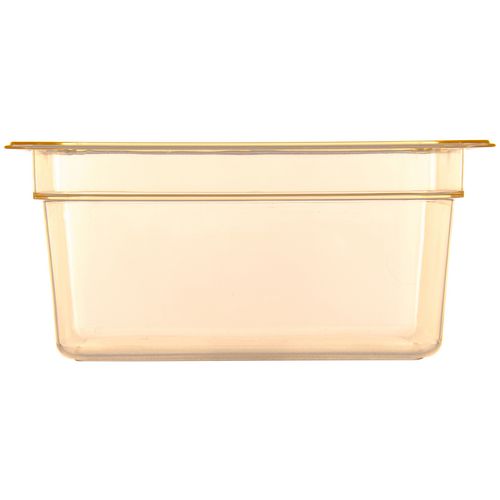 Picture of StorPlus High Heat Food Pan, 8.7 qt, 10.38 x 12.75 x 6, Amber, Plastic