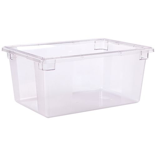 Picture of StorPlus Polycarbonate Food Storage Container, 16.6 gal, 18 x 26 x 12, Clear, Plastic