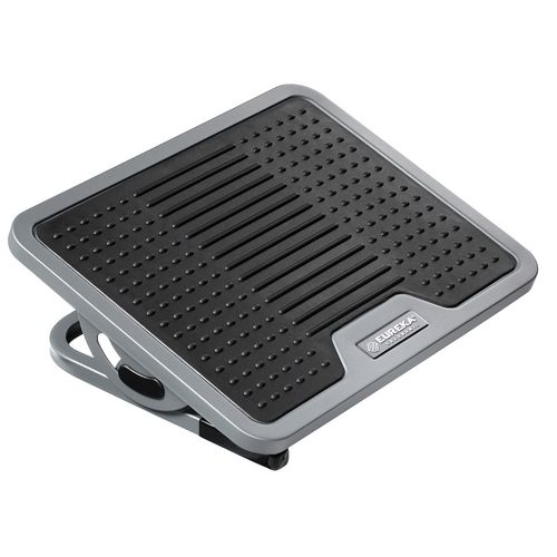 Picture of Adjustable Ergonomic Footrest, 15.38 x 11.81 x 3.32 to 5.19, Black/Gray
