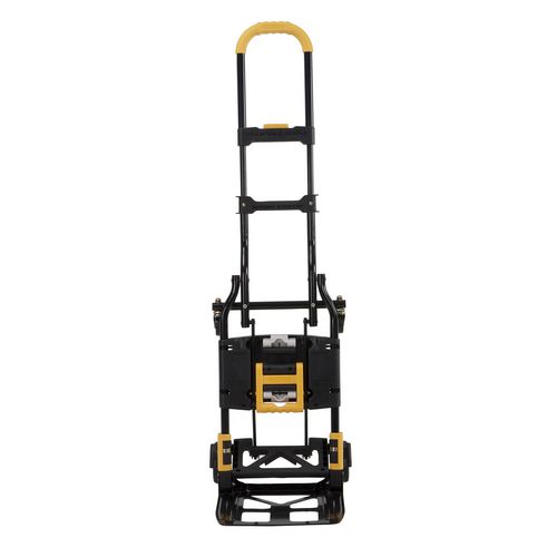 Picture of 2-in-1 Folding Hand Truck, 300 lb Capacity, 17" x 30.5" x 33.5", Black/Yellow