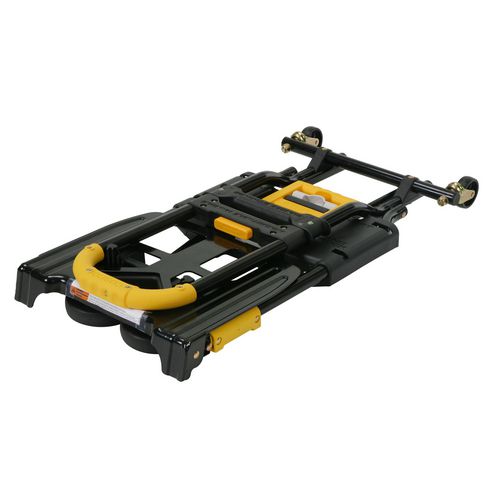 Picture of 2-in-1 Folding Hand Truck, 300 lb Capacity, 17" x 30.5" x 33.5", Black/Yellow