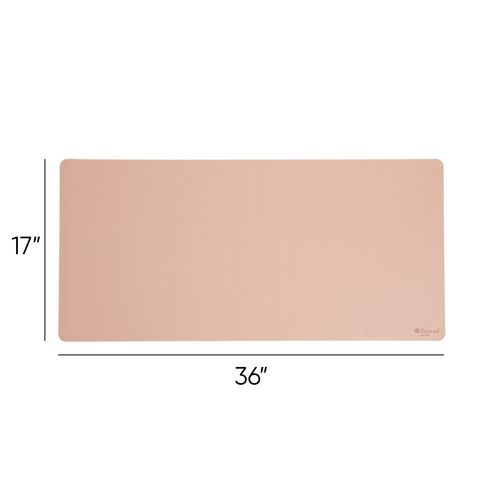 Picture of Vegan Leather Desk Pads, 36 x 17, Light Pink