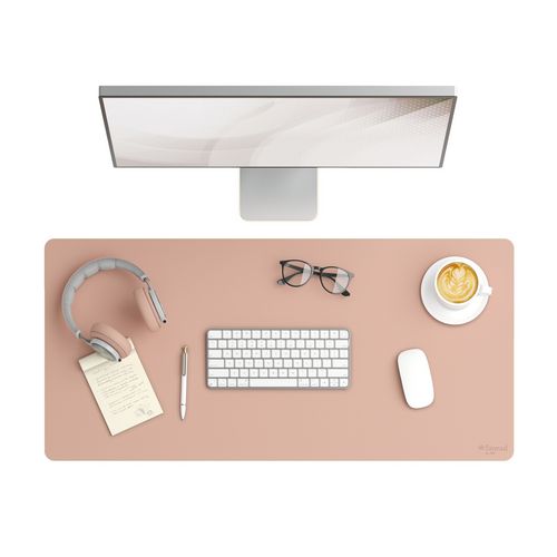 Picture of Vegan Leather Desk Pads, 36 x 17, Light Pink