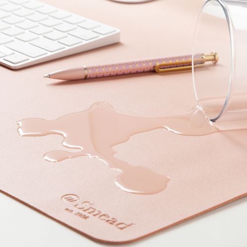 Picture of Vegan Leather Desk Pads, 36 x 17, Light Pink