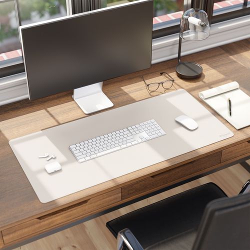 Picture of Vegan Leather Desk Pads, 36 x 17, SandStone