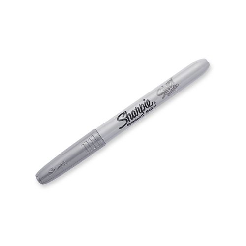 Picture of Metallic Fine Point Permanent Markers, Metallic Silver, 36/Pack