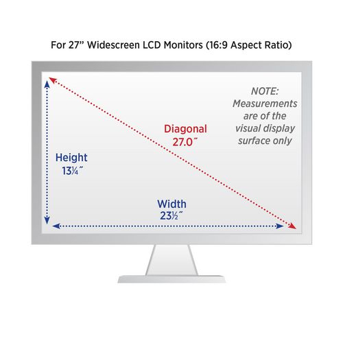 Picture of LCD Monitor Magnifier Filter for 27" Widescreen Flat Panel Monitor