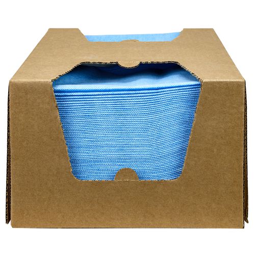 Picture of Deluxe Foodservice Wiper, 13 x 17, Blue, 150/Carton