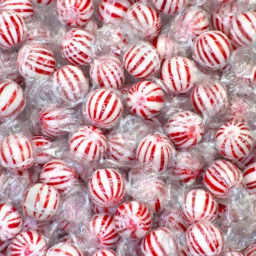 Picture of Jumbo Peppermint Balls, 0.32 oz Individually Wrapped, 120/Bag, 4 Bags/Carton