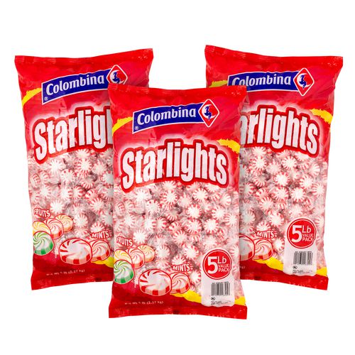 Picture of Peppermint Starlight Mints, 5 lb Bag, 3/Carton