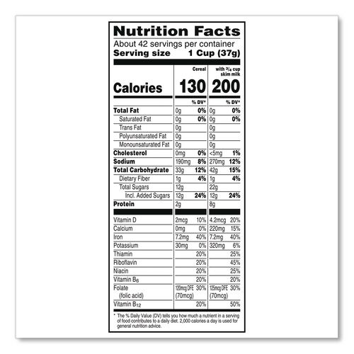 Picture of Frosted Flakes Breakfast Cereal, 2 Bags/61.9 oz Box, 2 Boxes/Carton