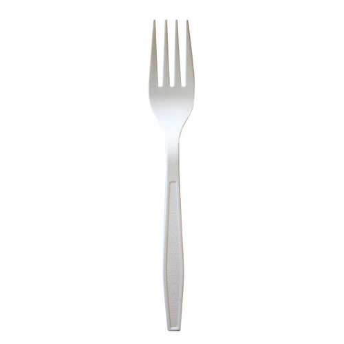 Picture of Heavyweight Polypropylene Cutlery, Fork, White, 1,000/Carton