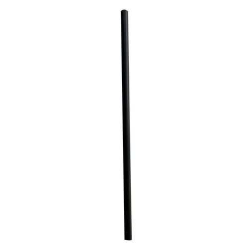 Picture of Jumbo Straws, 7.75", Polypropylene, Black, 12,500/Carton