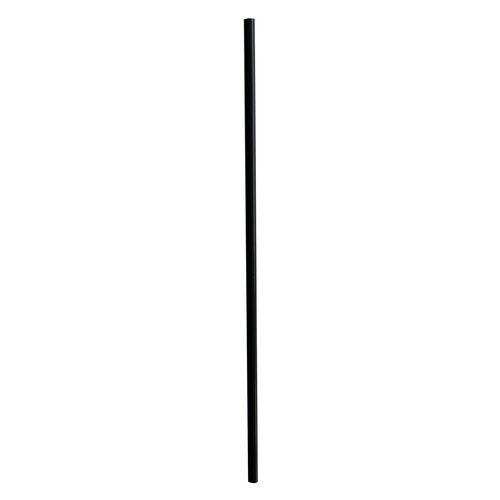 Picture of Jumbo Straws, 5.25", Polypropylene, Black, 10,000/Carton